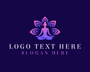 Yoga - Lotus Yoga Zen logo design