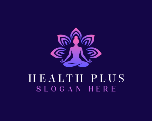 Lotus Yoga Zen logo design