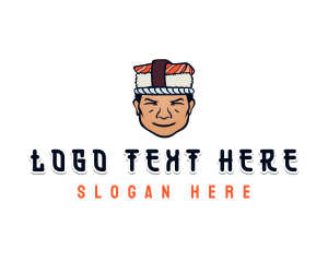 Sushi - Sushi Sashimi Man logo design