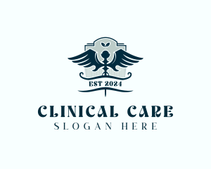 Caduceus Clinical Laboratory logo design