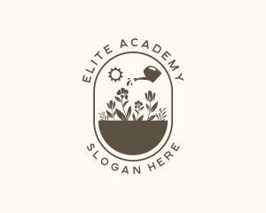 Horticulture - Floral Gardening Care logo design