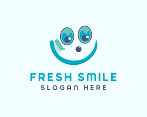 Toothpaste - Happy Dental Toothpaste logo design