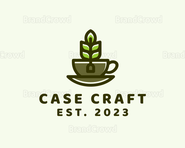 Organic Tea Cup Logo