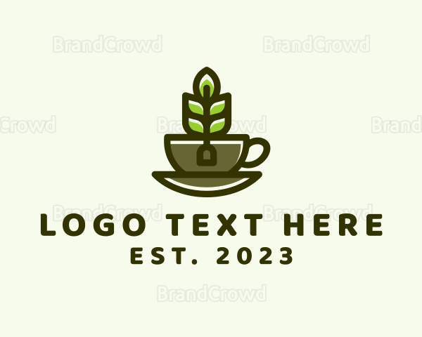 Organic Tea Cup Logo