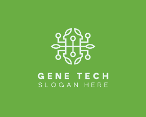 Leaf Biotech Laboratory logo design