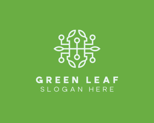 Leaf Biotech Laboratory logo design