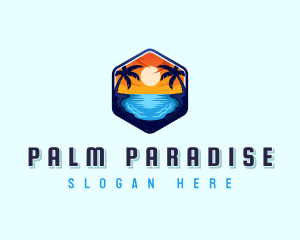 Beach Resort Getaway logo design