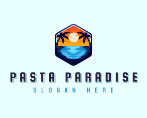 Beach Resort Getaway logo design