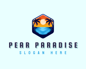 Beach Resort Getaway logo design