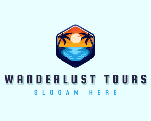 Beach Resort Getaway logo design