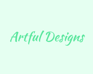 Generic Brushstroke Art logo design