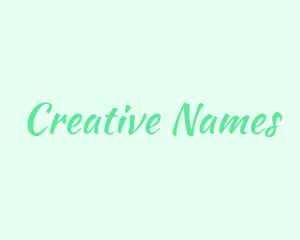 Name - Generic Brushstroke Art logo design