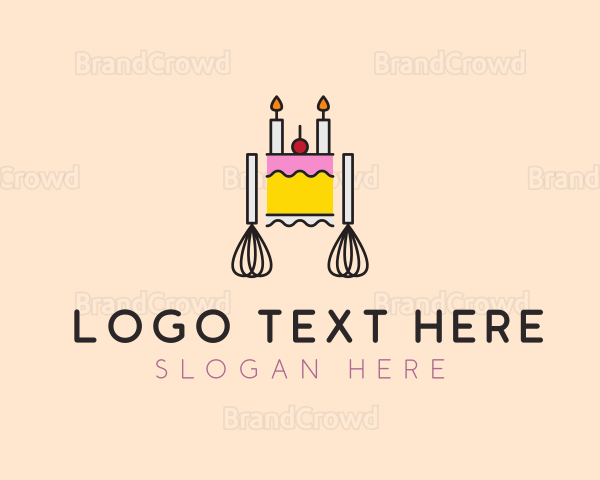 Pastry Cake Baking Logo