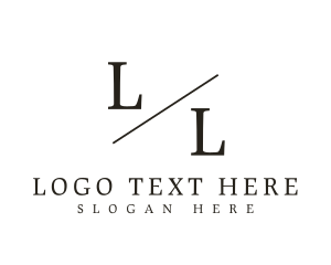 Letter BL - Legal Finance Firm logo design