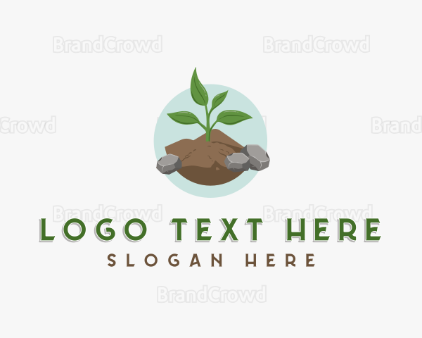 Leaf Plant Sprout Logo