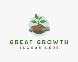 Leaf Plant Sprout logo design