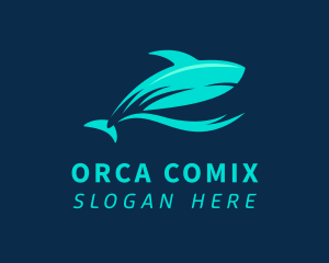 Shark Ocean Aquarium Logo