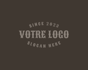 Western Masculine Business Logo