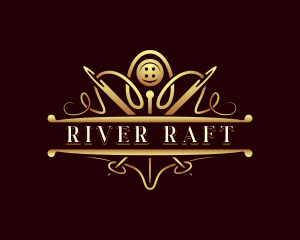 Raft - Tailoring Needle Button logo design