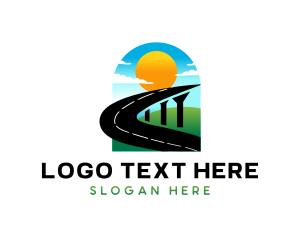 Road - Highway Road Travel logo design