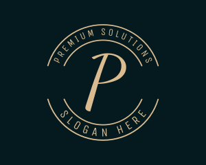 Premium Gold Luxury logo design