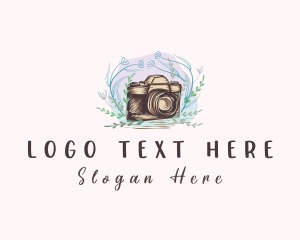 Vlogging - Studio Floral Camera logo design