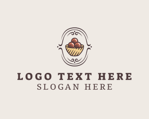 Dessert - Gulab Jamun Delicacy logo design