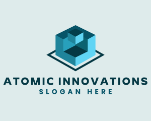 Construction Block Structure logo design