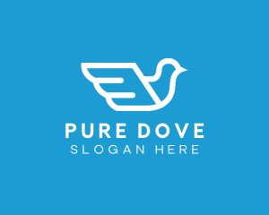 Dove Bird Wings logo design