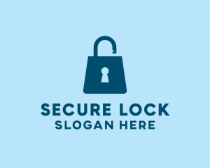 Lock - Market Bag Lock logo design