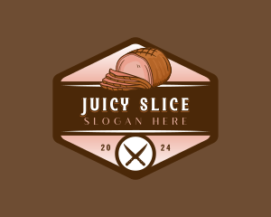 Holiday Sliced Ham logo design