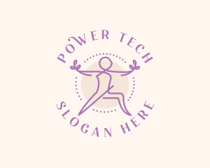 Yoga Wellness Exercise Logo