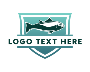 Fisherman - Seafood Market Fish logo design