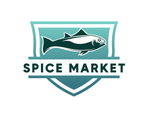 Seafood Market Fish logo design