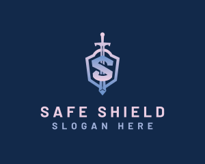 Sword Shield Weapon logo design