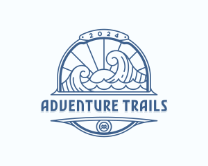 Waves Coast Travel logo design