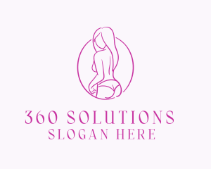 Adult Woman Model logo design