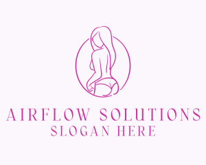 Adult Woman Model logo design