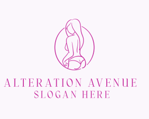 Adult Woman Model logo design