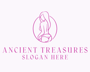 Adult Woman Model logo design