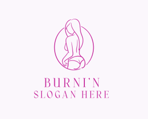 Adult Woman Model logo design