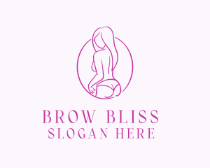 Adult Woman Model logo design