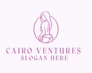 Adult Woman Model logo design