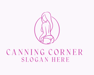 Adult Woman Model logo design