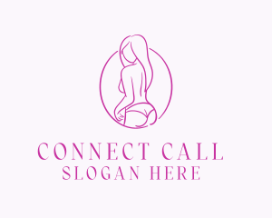 Adult Woman Model logo design