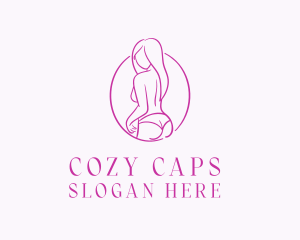 Adult Woman Model logo design