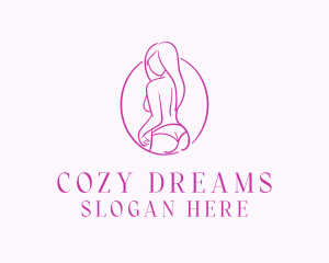 Adult Woman Model logo design