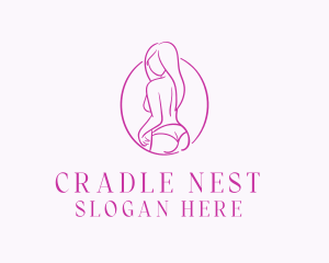 Adult Woman Model logo design