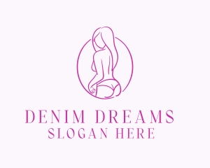 Adult Woman Model logo design