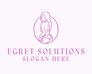 Adult Woman Model logo design